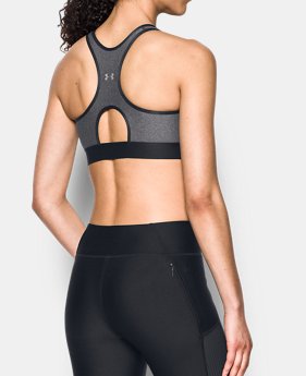 Women's Armour® Mid Warp Knit Heathered Sports Bra 1 Color $14.24