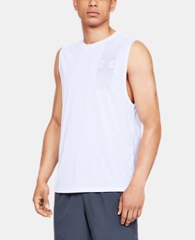 Men's UA Siro Muscle Tank Graphic 1 Color Available $30