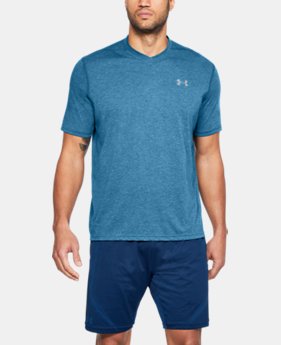 Men's UA Siro Heathered V-neck 1 Color $35