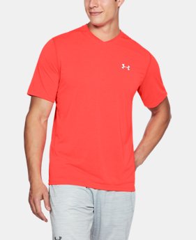 Men's UA Siro Heathered V-neck 4 Colors Available $17.99 to $22.49