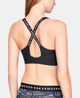 Women's UA Vanish Mid Sports Bra FREE U.S. SHIPPING 2 Colors Available $40