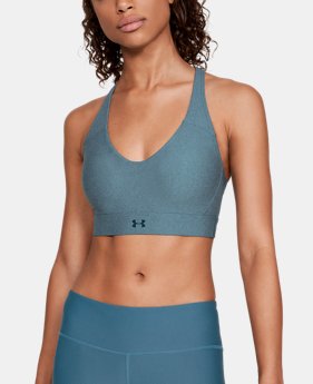 Women's UA Vanish Mid Heathered Sports Bra 4 Colors Available $55