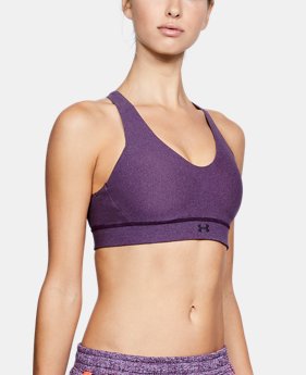 Women's UA Vanish Mid Heathered Sports Bra 1 Color Available $40