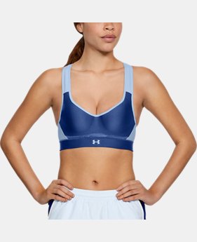 Women's UA Warp Knit High Sports Bra 1 Color $55