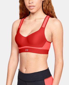 Women's HeatGear Armour® High Support Sports Bra 1 Color Available $55