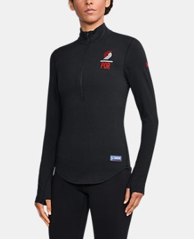 Women's NBA Combine Authentic Charged Cotton® 1/2 Zip $60