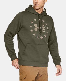 New to Outlet Men's UA Freedom Rival Fleece Hoodie 1 Color Available $37.49 to $37.99