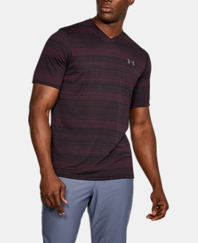 New Arrival Men's UA Threadborne™ V-Neck 1 Color $29.99