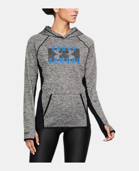 New Arrival Women's UA Storm Armour® Fleece Big Logo Twist Hoodie 1 Color $54.99