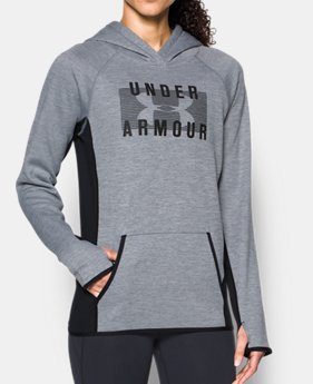 New Arrival Women's UA Storm Armour® Fleece Big Logo Twist Hoodie 3 Colors $54.99