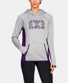 New Arrival Women's UA Storm Armour® Fleece Big Logo Twist Hoodie 3 Colors $54.99