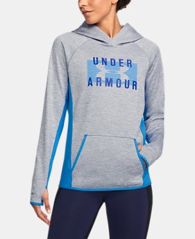 Women's UA Storm Armour Fleece® Big Logo Twist Hoodie 2 Colors Available $32.99 to $38.49