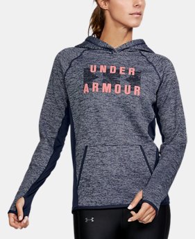 New Arrival Women's UA Storm Armour® Fleece Big Logo Twist Hoodie 2 Colors $54.99