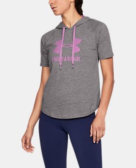 Women's UA Sportstyle Short Sleeve Hoodie 1 Color $37.49