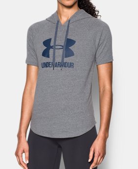 Women's UA Sportstyle Short Sleeve Hoodie 2 Colors Available $26.99 to $33.74
