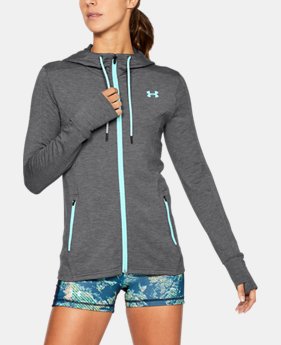 New Arrival Women's UA Featherweight Fleece Full Zip Hoodie 1 Color $79.99