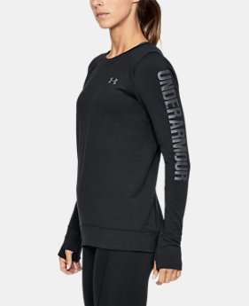 New Arrival Women's UA Featherweight Fleece Crew 1 Color $54.99