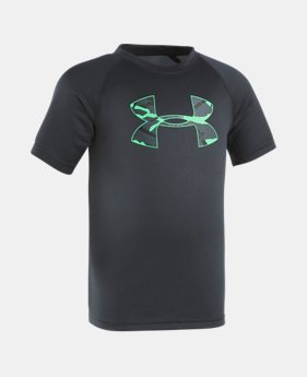 Boys' Pre-School UA Anatomic Big Logo Short Sleeve Shirt 1 Color $17.99