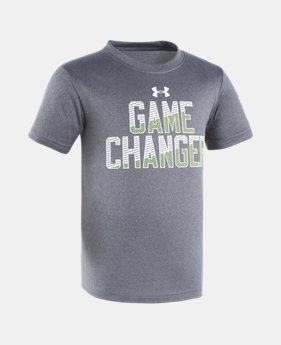 Boys' Pre-School UA Game Changer Short Sleeve Shirt 1 Color $17.99