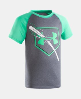Boys' Pre-School UA Breaking Bat Raglan Short Sleeve Shirt 1 Color $19.99