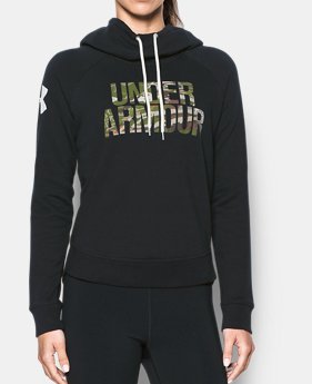 Women's UA Favorite Fleece Camo Logo Hoodie 1 Color $49.99