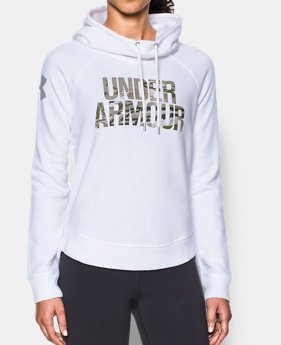 Women's UA Favorite Fleece Camo Logo Hoodie 2 Colors $64.99