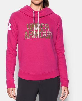 Women's UA Favorite Fleece Camo Logo Hoodie 2 Colors $49.99