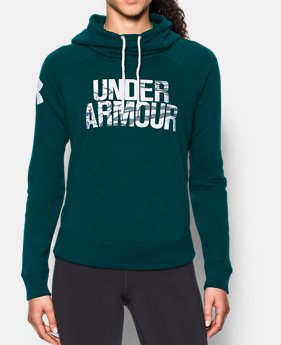 Women's UA Favorite Fleece Camo Logo Hoodie 1 Color $49.99