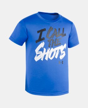 Boys' Pre-School UA I Call The Shots Short Sleeve Shirt 1 Color $17.99