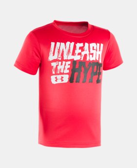 Boys' Toddler UA Unleash The Hype Short Sleeve Shirt 1 Color $17.99