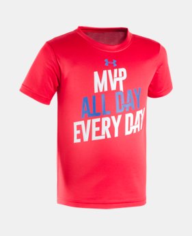Boys' Toddler UA MVP All Day Short Sleeve Shirt 1 Color $17.99