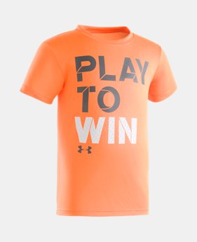 Boys' Pre-School UA Going The Distance Short Sleeve Shirt 1 Color Available $17.99