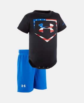 Boys' Newborn UA Baseball Americana Set 1 Color $15.74