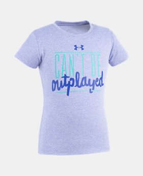 Girls' Pre-School UA Can't Be Outplayed T-Shirt 1 Color $13.99