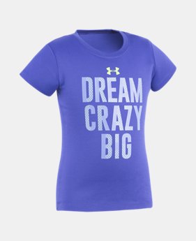 Girls' Pre-School UA Dream Crazy Big T-Shirt 1 Color $10.49