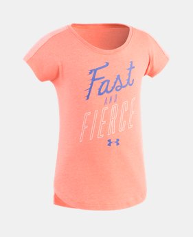 Girls' Toddler UA Fast & Fierce Short Sleeve 1 Color $14.24