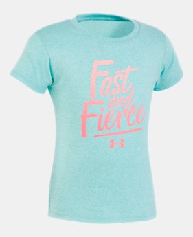 Girls' Toddler UA Fast & Fierce Short Sleeve 1 Color Available $18