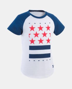 Girls' Toddler UA Stars & Stripes T-Shirt $12.74