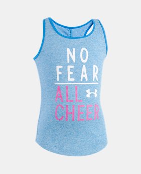Girls' Pre-School UA No Fear All Cheer Tank 1 Color $12.74