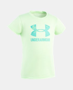 Girls' Toddler UA Terra Big Logo Short Sleeve 1 Color $10.49