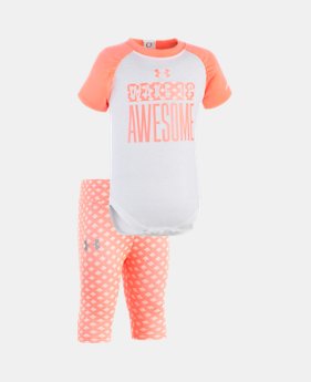 Girls' Newborn UA Wake Up Awesome Set 1 Color $34.99