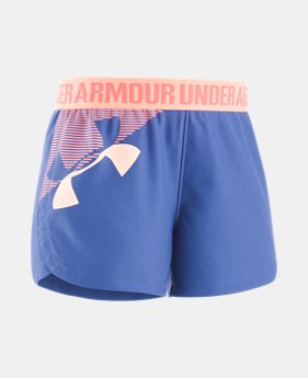 Girls' Pre-School UA Play Up Shorts 3 Colors $11.24