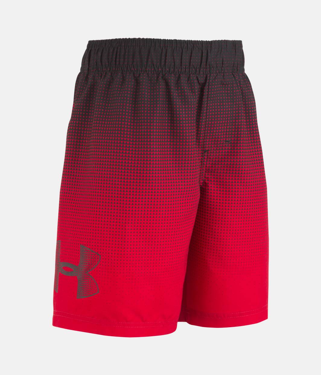 boys under armour shorts red