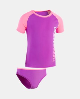 Girls' Pre-School UA Oasis Rashguard Set $52.79