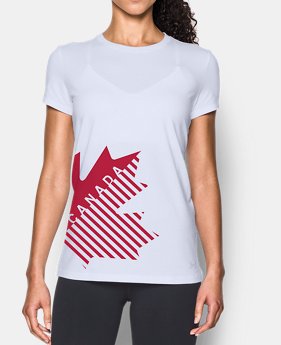 Women's UA Canada Maple Short Sleeve 1 Color Available $29.99