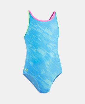 Girls' UA Oasis 1-Piece Swim Suit 1 Color $29.99