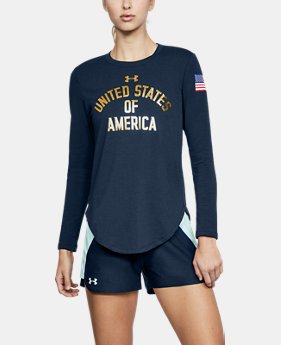Women's UA Stars & Stripes Foil Long Sleeve 1 Color $35