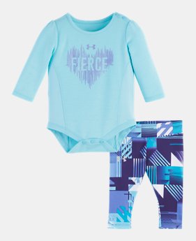 New Arrival Girls' Newborn UA Fierce Set 1 Color Available $37