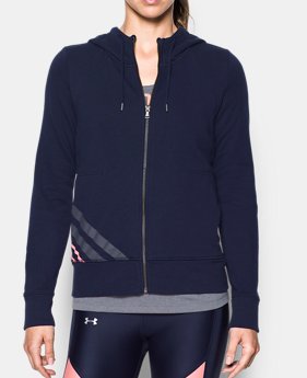 Women's UA French Terry Full Zip Hoodie 1 Color $59.99