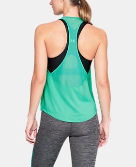 Women's HeatGear® Mesh Back Tank 1 Color Available $30